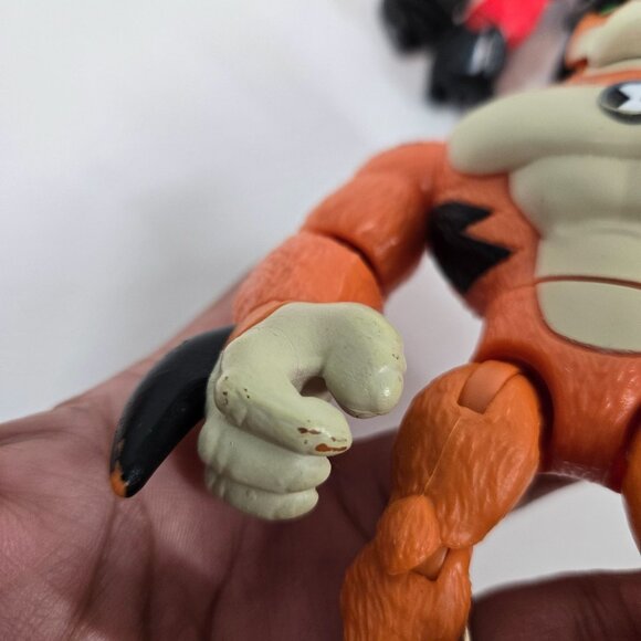 Playmates Ben 10 Action Figures Lot of 3 Terraspin Turtle Rath Tiger Four Arms - Picture 5 of 12